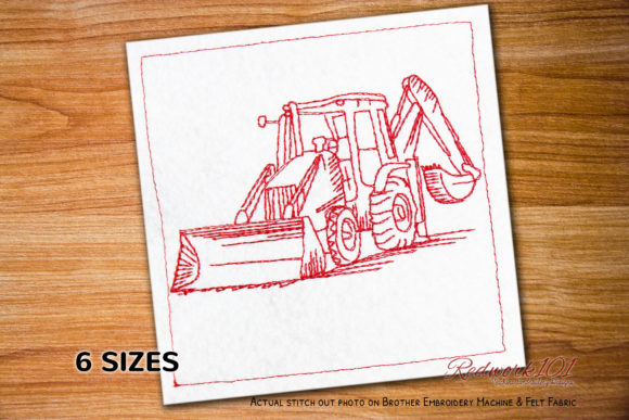 Jcb Backhoe Loader Embroidery Review