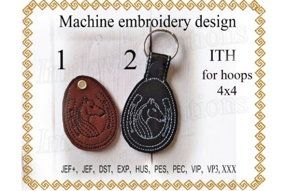 Key Fob Horseshoe Embroidery Review
