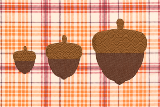 Mini Acorn with Textured Cap Review for Seasonal Embroidery