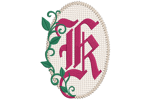 Olde English Monogram Letter K Review for Craft Fair Use