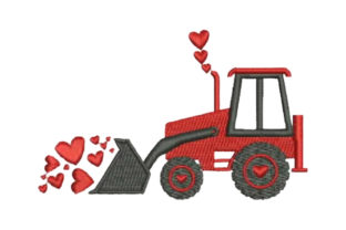 Valentine s Tractor Embroidery Review